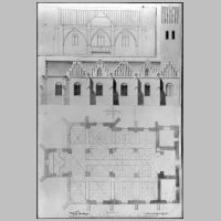 Växjö, Plan och fasadritning. Gjord av C.G. Brunius, Kulturmiljöbild, Riksantikvarieämbetet, Wikipedia.jpg